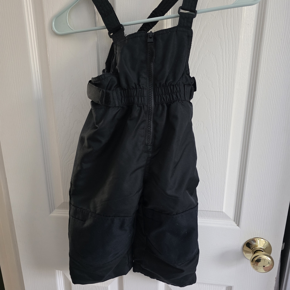 Cat & Jack Black Kids Snow Suit Bib